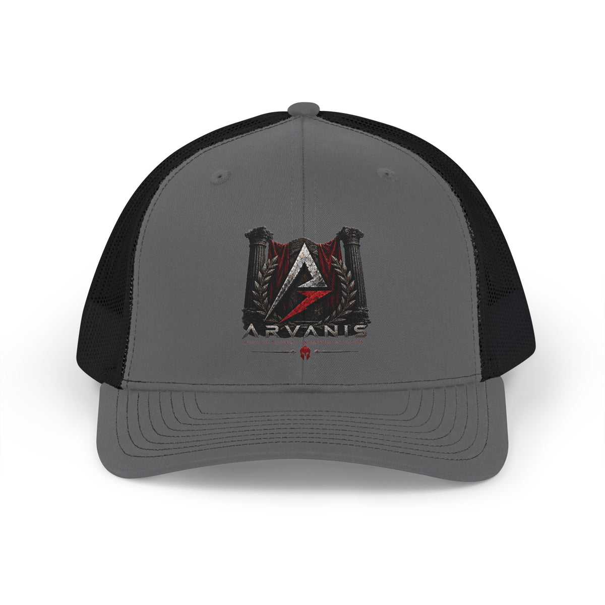 Aevans Wings Logo Snapback Trucker Cap — Vintage Military Patch Hat
