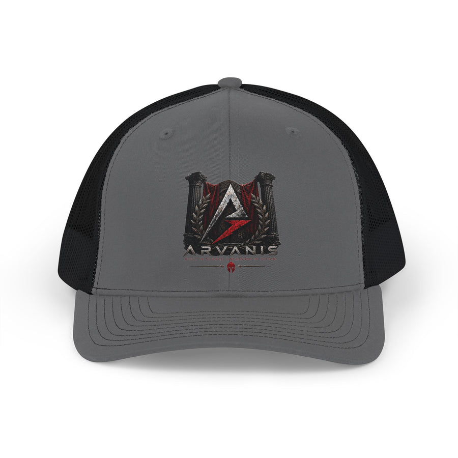 Aevans Wings Logo Snapback Trucker Cap — Vintage Military Patch Hat