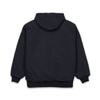 Hooded Work Jacket — Embroidered Bull Skull Logo