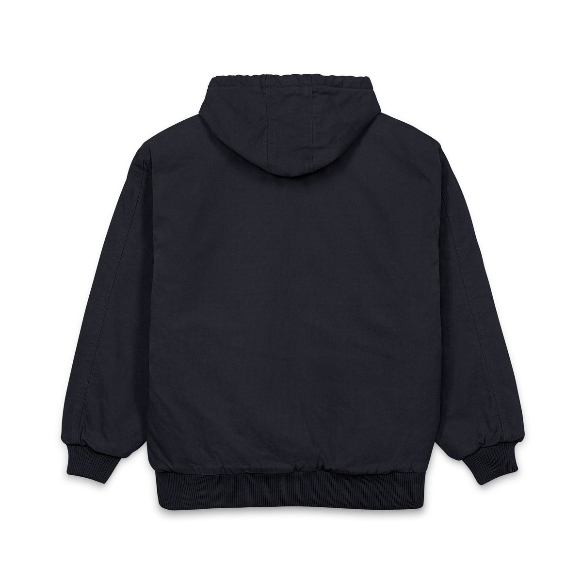 Hooded Work Jacket — Embroidered Bull Skull Logo