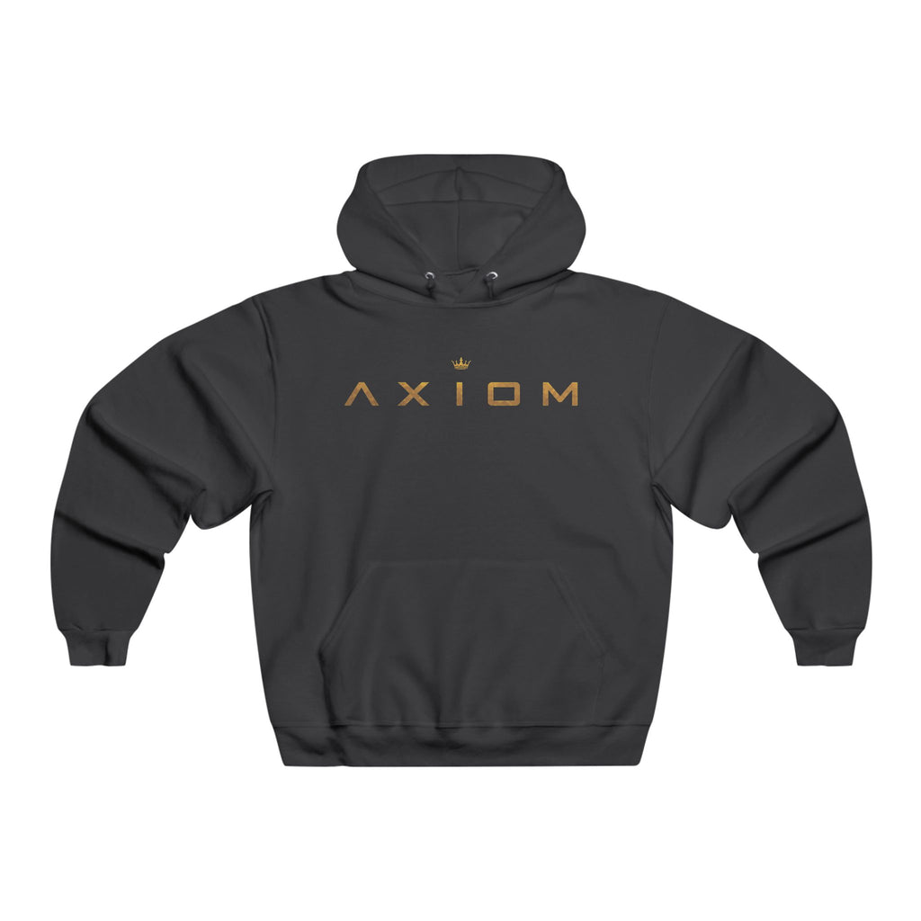 Axiom Logo Hoodie — Minimal Streetwear Pullover with Back Graphic
