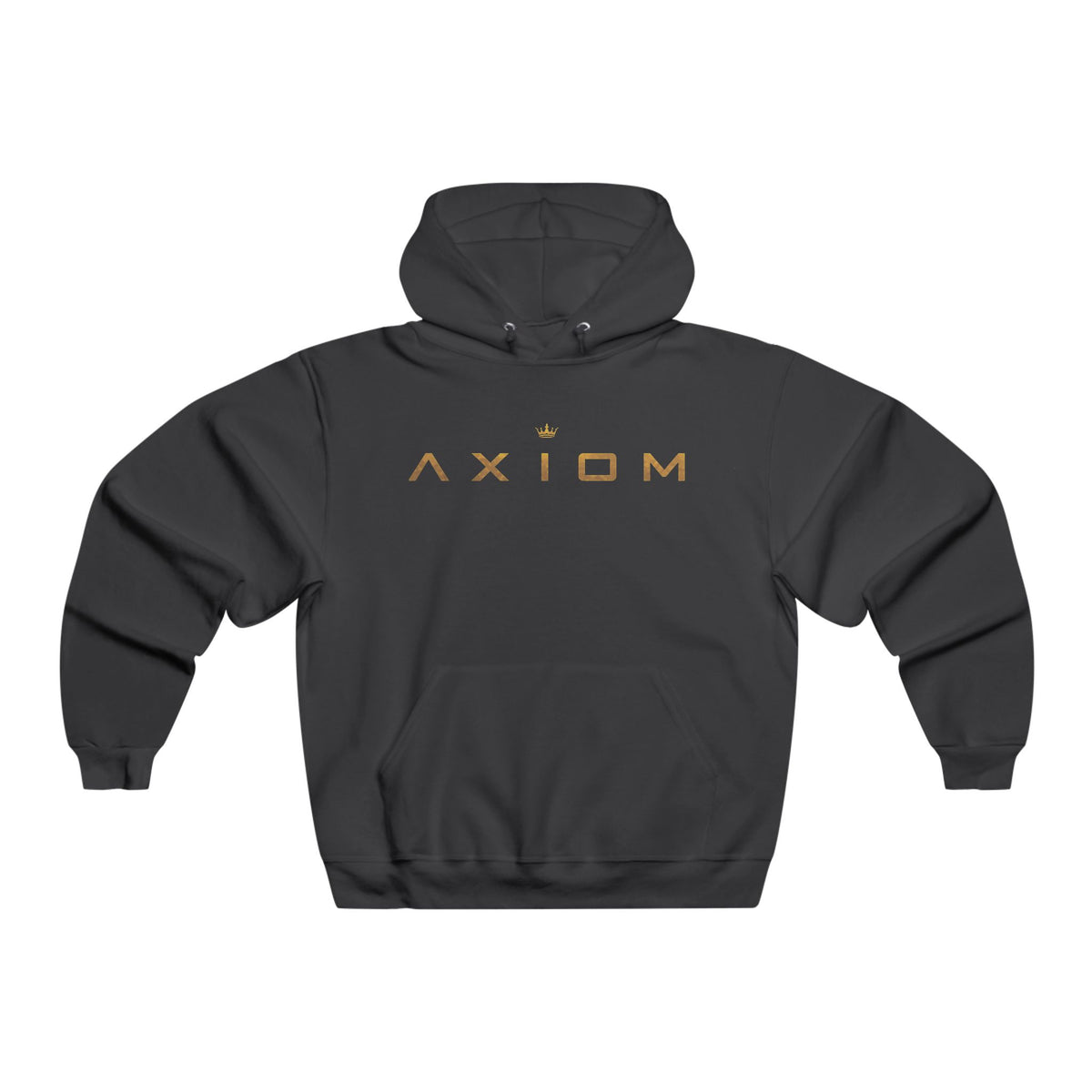 Axiom Logo Hoodie — Minimal Streetwear Pullover with Back Graphic