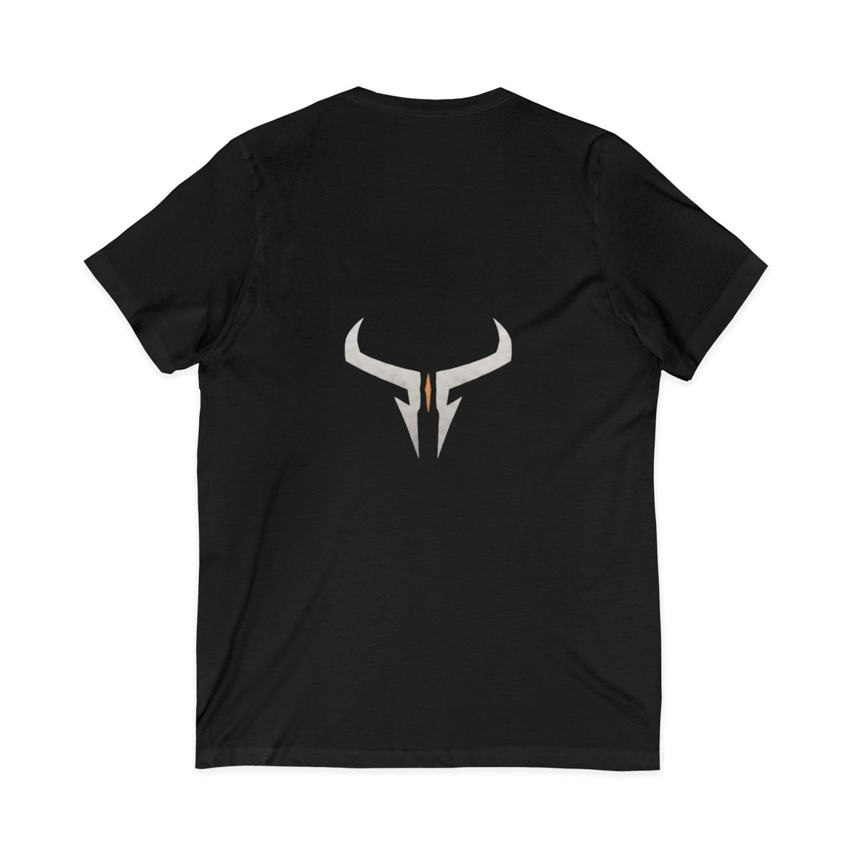 Razera Bull Logo V-Neck Tee — Minimal Gaming Emblem T-Shirt