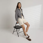 Lightweight Fleece Sweat Shorts — Garment-Dyed Comfort with Subtle Logo