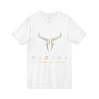 Razera Bull Logo V-Neck Tee — Minimal Gaming Emblem T-Shirt