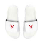 Men's Removable-Strap Slide Sandals — Lightweight White Slides with Removable Strap, Casual Pool & Beach Footwear
