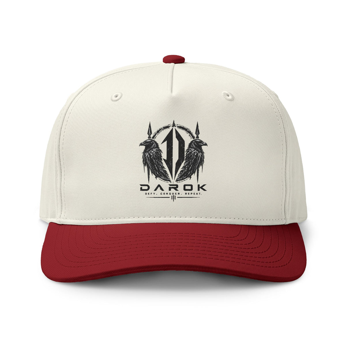 Two-Tone Trucker Cap — Darok Raven Emblem