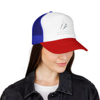 Arvanis Logo Trucker Hat — Vintage Distressed Foam Cap