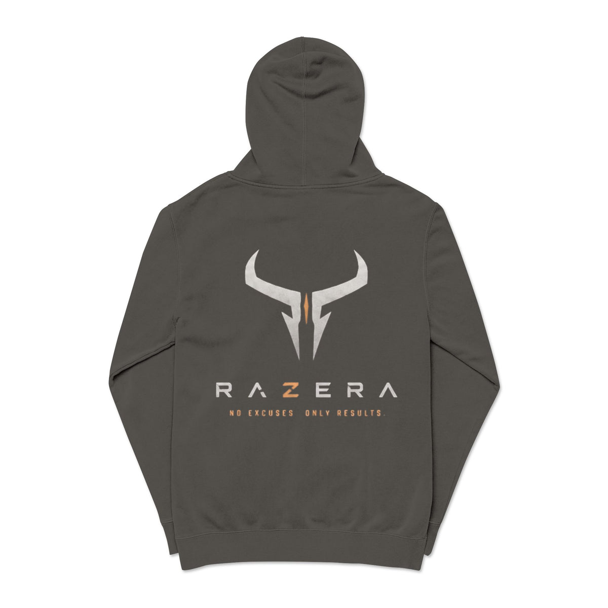 Razera Bull Logo Hoodie — Pigment-Dyed Pink Comfort Pullover