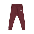 Embroidered Longhorn Fleece Sweatpants — Relaxed Western Joggers