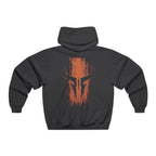 Spartan Helmet Distressed Graphic Hoodie — Warrior Vintage Design