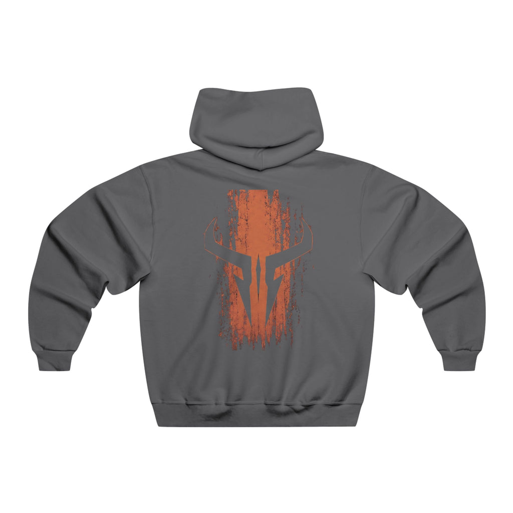 Spartan Helmet Distressed Graphic Hoodie — Warrior Vintage Design