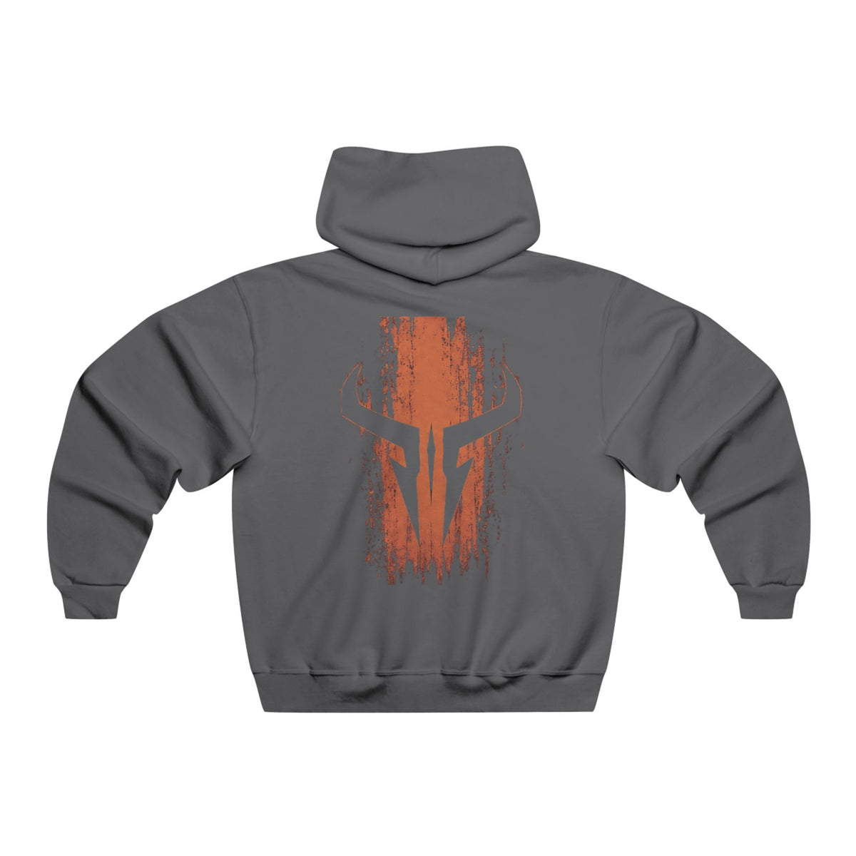 Spartan Helmet Distressed Graphic Hoodie — Warrior Vintage Design