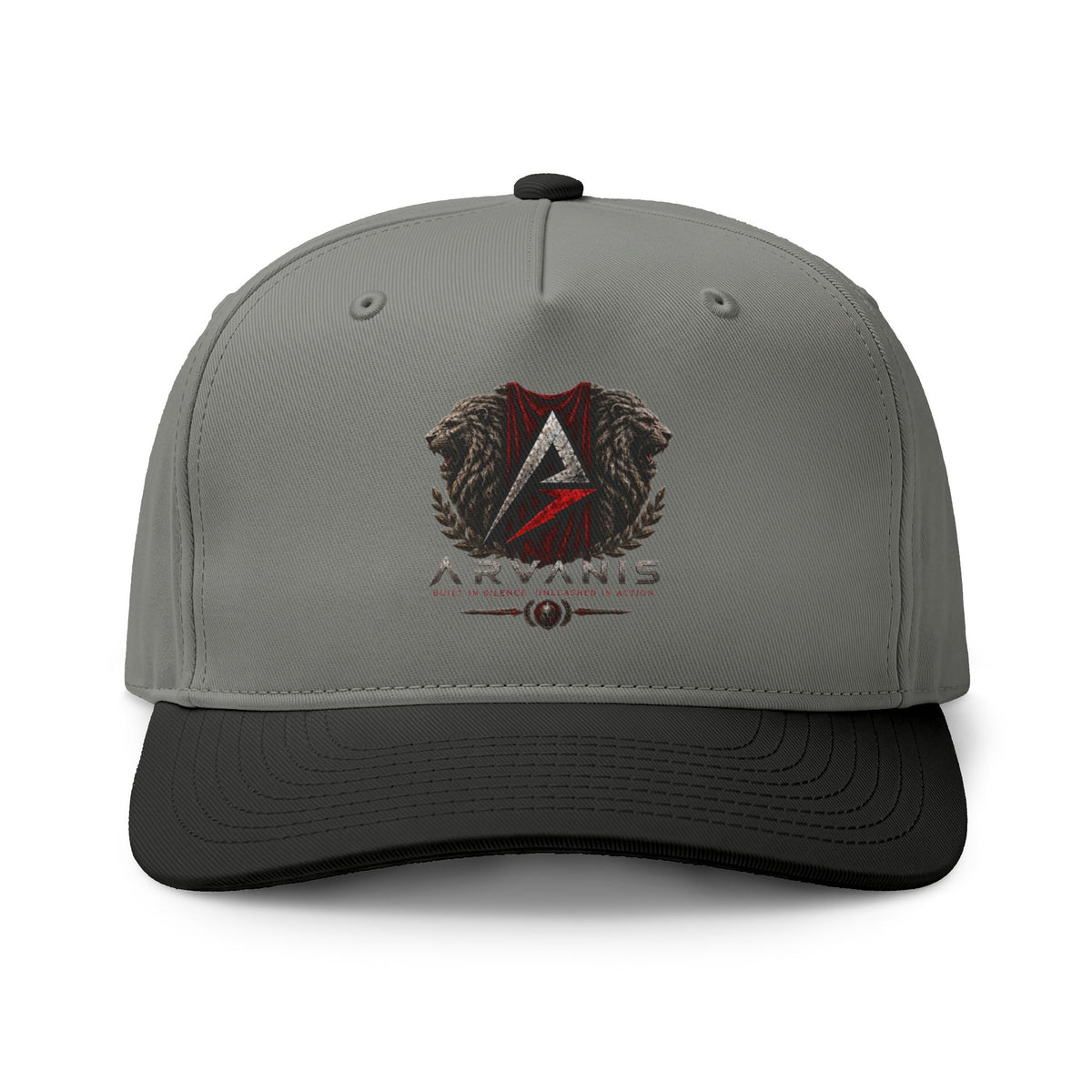 Two-Tone Logo Cap — Aryanis Shield Baseball Hat
