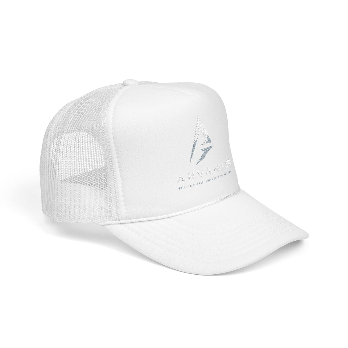 Arvanis Logo Trucker Hat — Vintage Distressed Foam Cap