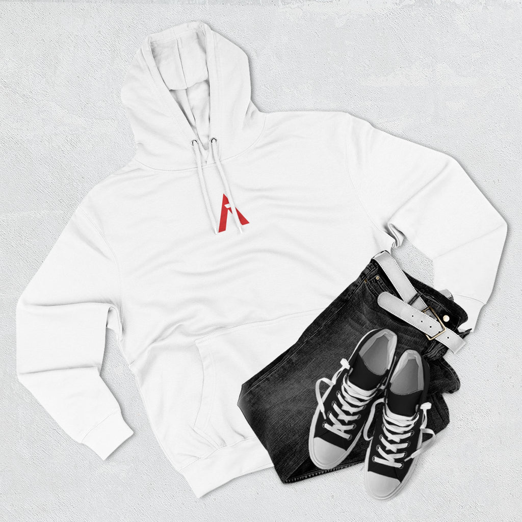 Ascend Mountain Logo Hoodie — Minimalist Outdoor Adventure Fleece