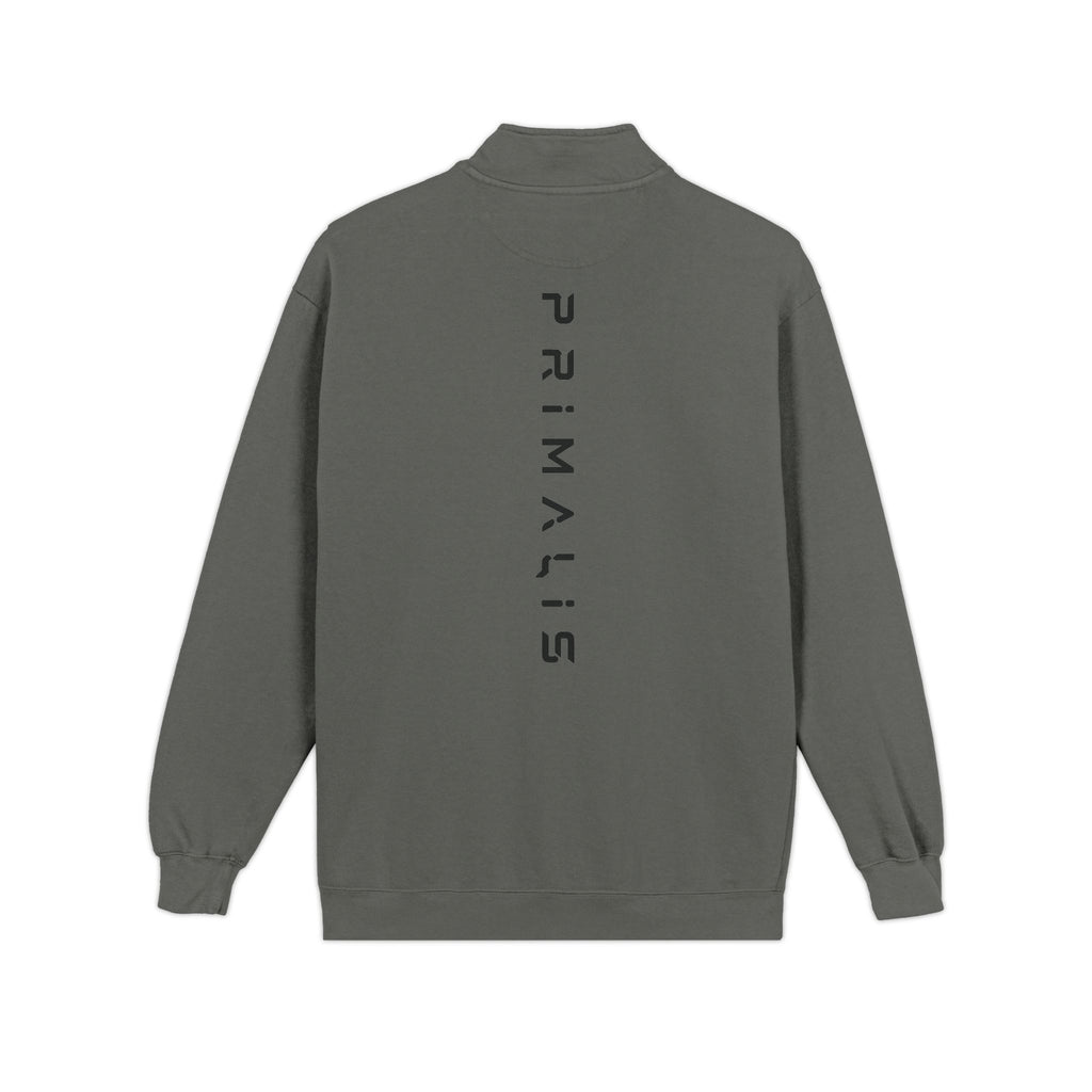 Primalis Quarter-Zip Sweatshirt — Minimal Athletic Logo Pullover
