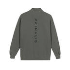 Primalis Quarter-Zip Sweatshirt — Minimal Athletic Logo Pullover