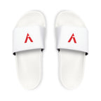 Men's Removable-Strap Slide Sandals — Lightweight White Slides with Removable Strap, Casual Pool & Beach Footwear