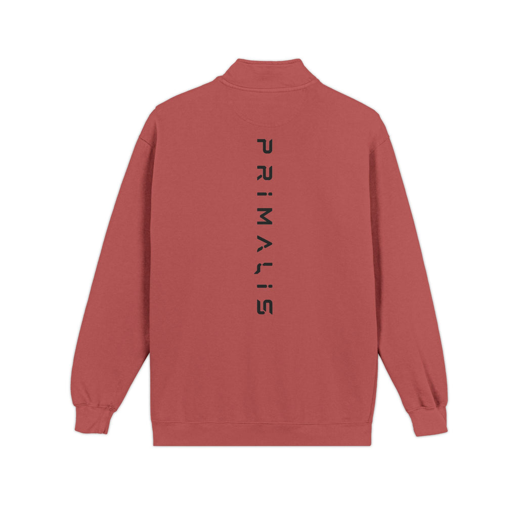 Primalis Quarter-Zip Sweatshirt — Minimal Athletic Logo Pullover