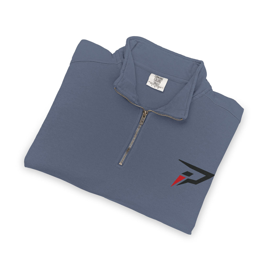 Primalis Quarter-Zip Sweatshirt — Minimal Athletic Logo Pullover