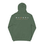 Pigment-Dyed Logo Hoodie — Bull Skull Front & Razera Back