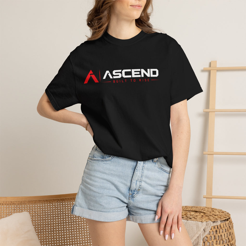 T-Shirt "Built to Rise" Minimalist Logo Tee