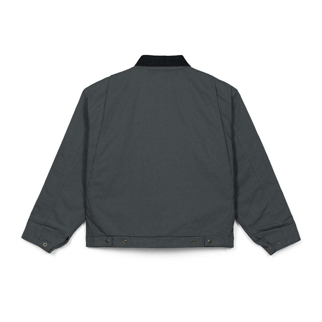 Work Jacket – Minimal Bull Skull Logo Black Duck Cloth Jacket