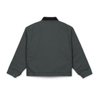 Work Jacket – Minimal Bull Skull Logo Black Duck Cloth Jacket