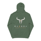 Razera Bull Logo Hoodie — Pigment-Dyed Pink Comfort Pullover