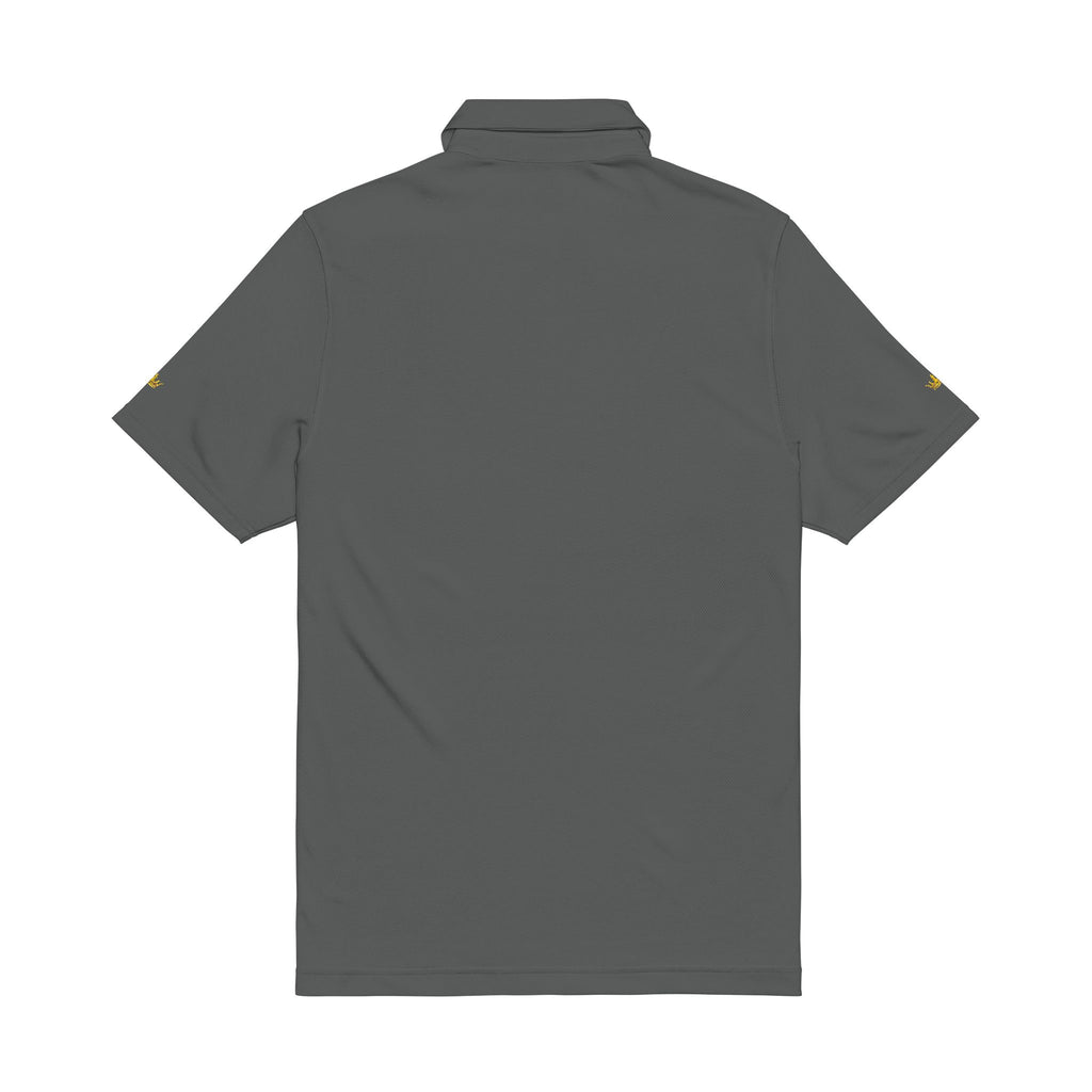 Embroidered White Men's Performance Polo