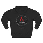 Ascend Mountain Logo Hoodie — Minimalist Outdoor Adventure Fleece