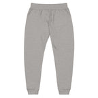 Embroidered Vytan Logo Sweatpants – White Fleece Joggers