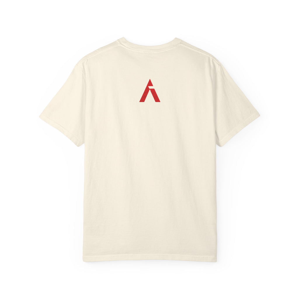 T-Shirt "Built to Rise" Minimalist Logo Tee