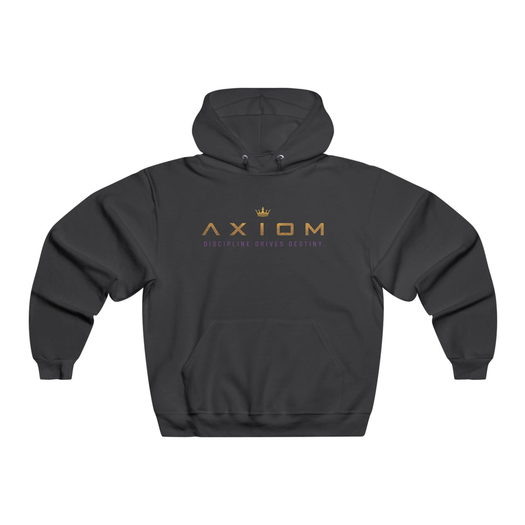 Axiom Sci‑Fi Graphic Hoodie — 'Axiom' Logo & Night Alley Print