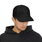 Vyxen Logo Trucker Cap — Minimal Athletic Snapback Hat