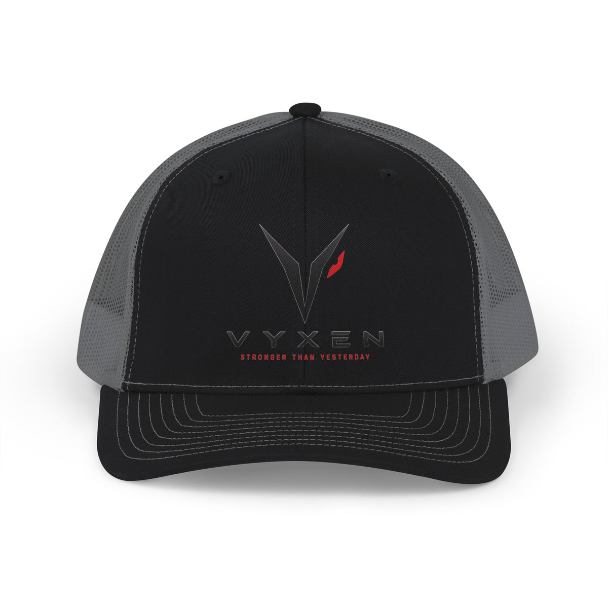 Vyxen Logo Trucker Cap — Minimal Athletic Snapback Hat