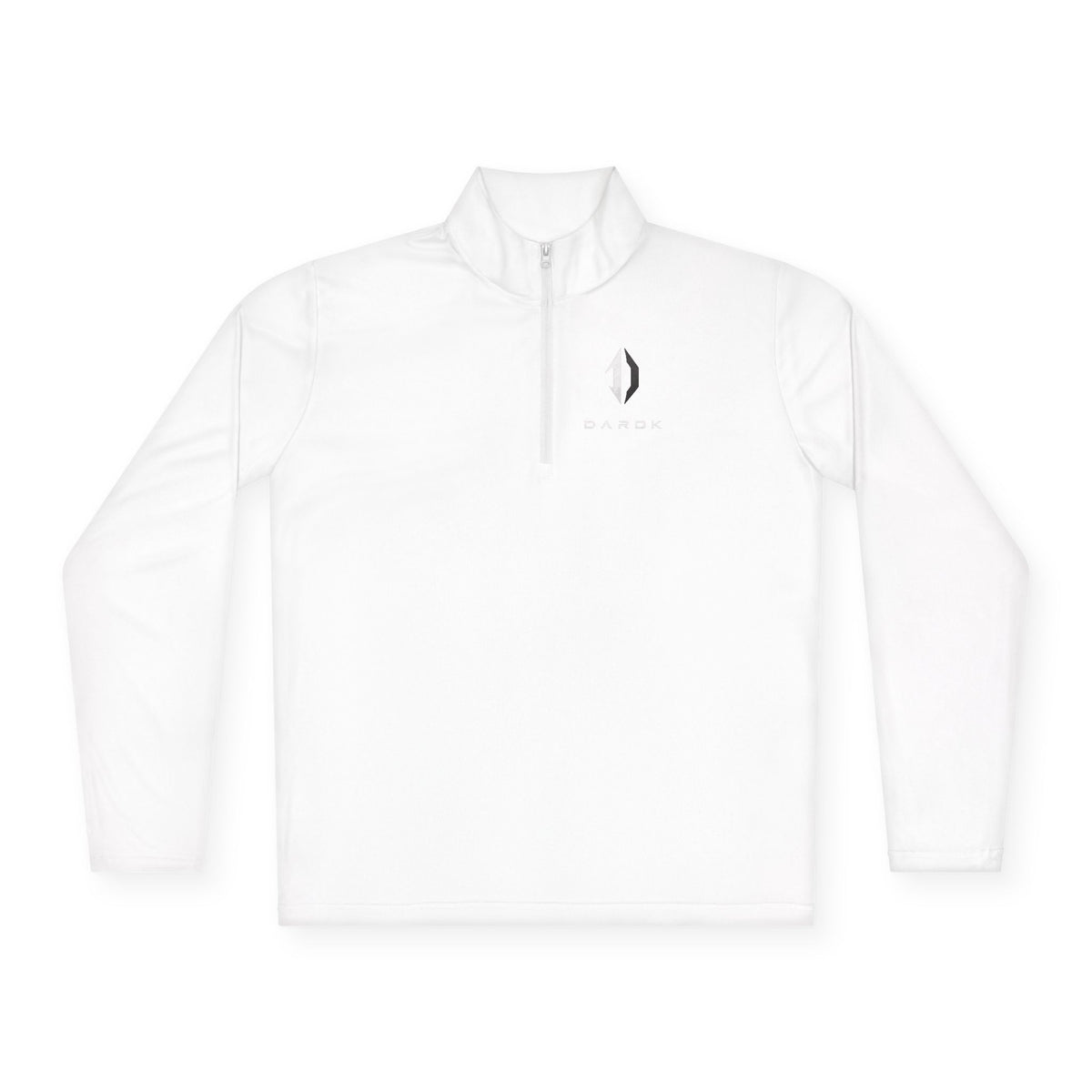 Quarter-Zip Pullover — Minimal Crescent Moon "Stay Grounded, Breathe"