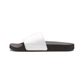 Men's Removable-Strap Slide Sandals — Lightweight White Slides with Removable Strap, Casual Pool & Beach Footwear