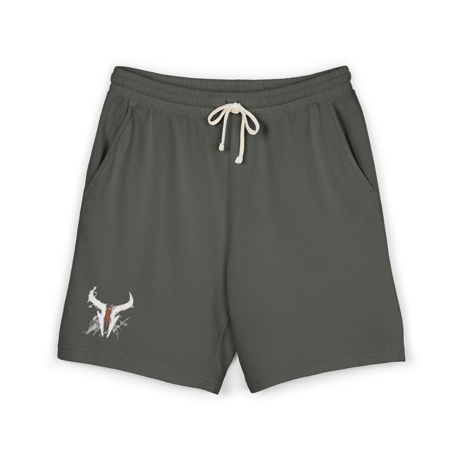 Lightweight Fleece Sweat Shorts — Garment-Dyed Comfort with Subtle Logo