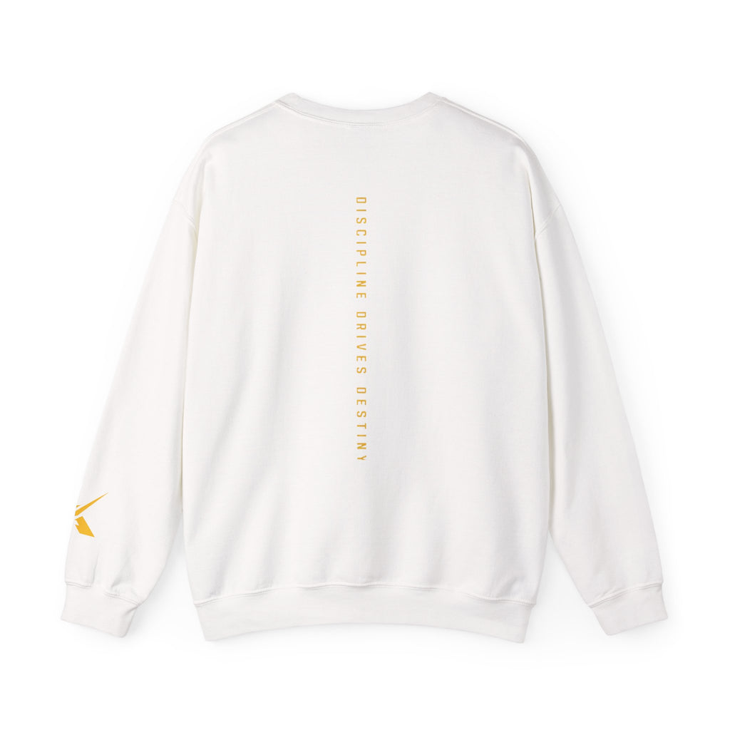 Crewneck Sweatshirt — Minimal 'AXIOM' Logo Pullover with Vertical Back Text