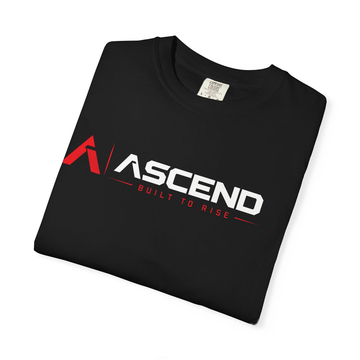 T-Shirt "Built to Rise" Minimalist Logo Tee
