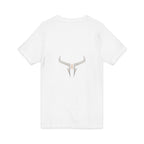 Razera Bull Logo V-Neck Tee — Minimal Gaming Emblem T-Shirt