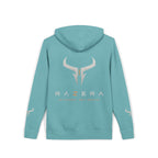 Razera Bull Logo Hoodie — Pigment-Dyed Pink Comfort Pullover