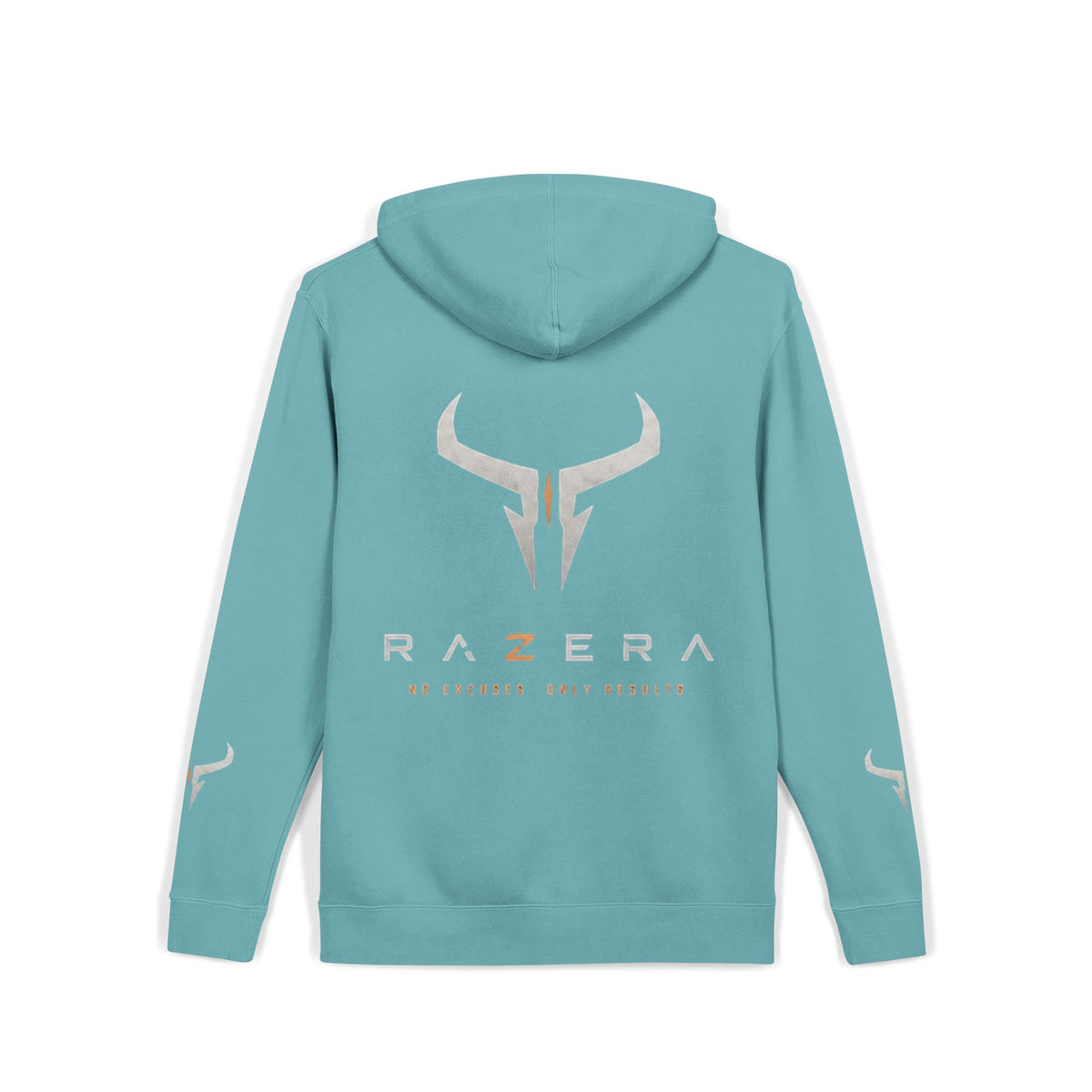 Razera Bull Logo Hoodie — Pigment-Dyed Pink Comfort Pullover