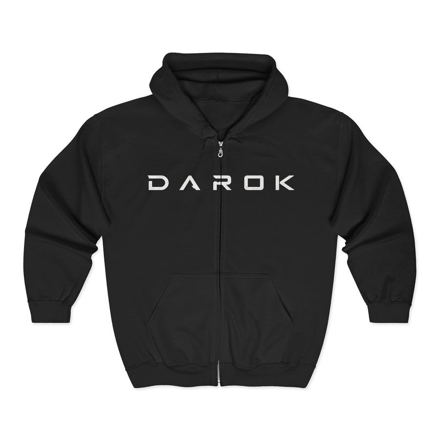 Zip Hoodie — DAROK Logo with “Defy. Endure. Repeat.” Back