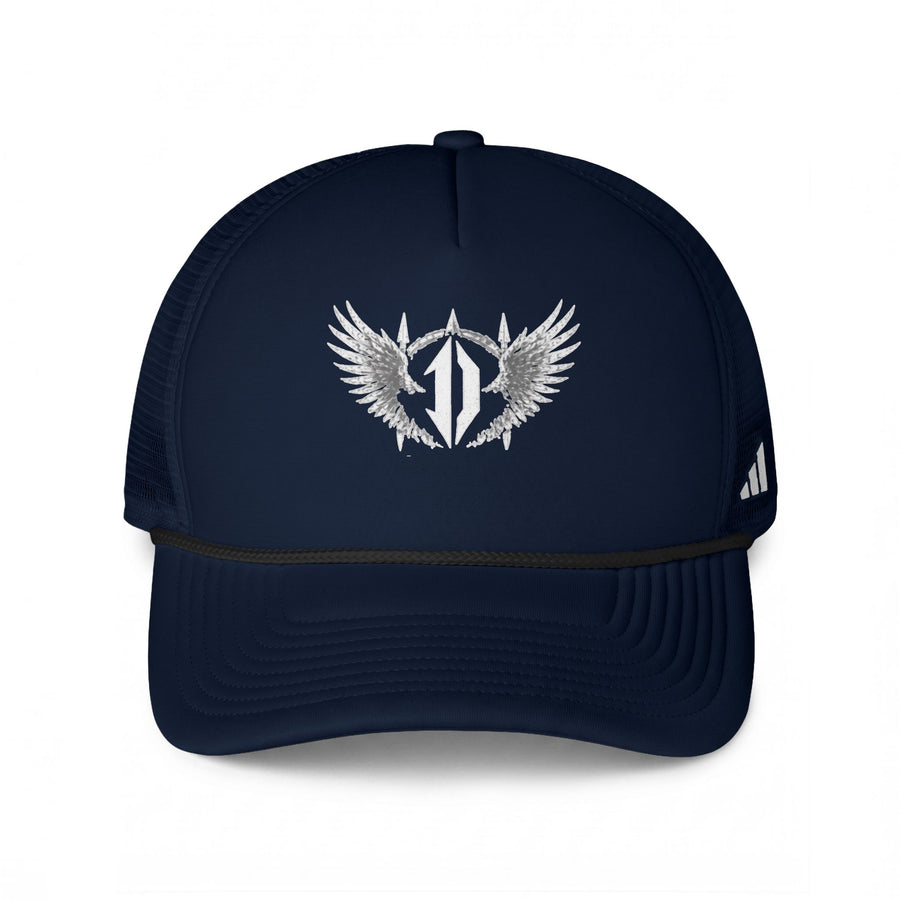 Winged Emblem Trucker Hat — Embroidered Logo Cap