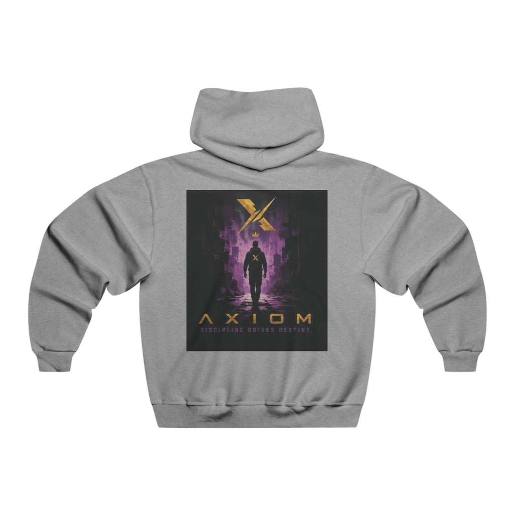 Axiom Sci‑Fi Graphic Hoodie — 'Axiom' Logo & Night Alley Print