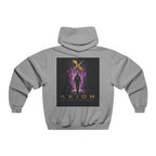 Axiom Sci‑Fi Graphic Hoodie — 'Axiom' Logo & Night Alley Print