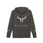 Razera Bull Logo Hoodie — Pigment-Dyed Pink Comfort Pullover